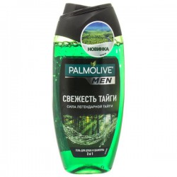 Гель для душа и шампунь для мужчин Palmolive 2 в 1 Свежесть тайги 250 мл