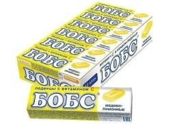 Леденцы Бобс от кашля медово-лимонные 12 шт.
