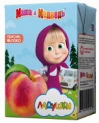 Нектар Маша и медведь 200 мл персик яблоко