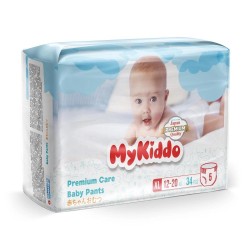 Подгузники-трусики детские, MyKiddo (Майкиддо) 12-20 кг р. xl №34 Премиум