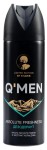 Дезодорант для мужчин, QMen (КьюМен) 200 мл Absolute freshness Абсолютная свежесть масло черного тмина и экстракт коры дуба