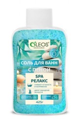 Соль для ванн Oleos СПА релакс с пеной