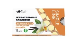 Кальций + Д3 ABC healthy food 10 шт. табл. 1130 мг