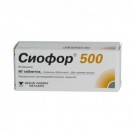 Сиофор 500, табл. п/о 500 мг №60