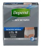 Подгузники-трусы для мужчин, Depend (Депенд) р. L-XL №9