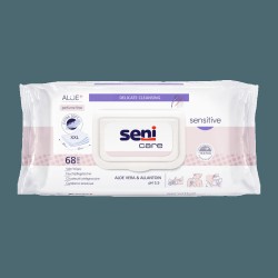 Салфетки влажные Seni Кэа сенситив 68 шт.