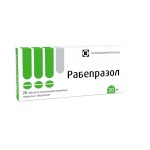 Рабепразол, табл. кишечнораств. п/о 20 мг №28