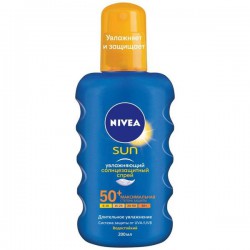 Спрей солнцезащитный Nivea сан SPF 50+ защита и увлажнение 150 мл