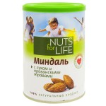 Миндаль, Nuts for Life (Натс фо Лайф) 200 г с луком и прованскими травами