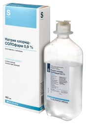 Натрия хлорид-СОЛОфарм р-р д/инф. 0.9% 400 мл 1 шт.