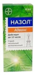 Назол Адванс, спрей наз. дозир. 0.025 мг/доза 0.05% 10 мл №1