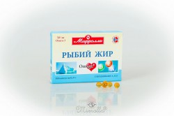 Рыбий жир Мирролла пищевой с витаминами А Д Е 100 шт. капс. 0.37 г