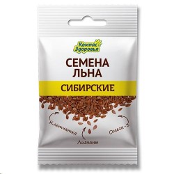 Льна семена Компас здоровья Сибирские 40 г