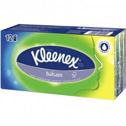 Платки носовые, Kleenex (Клинекс) №20х8 с бальзамом