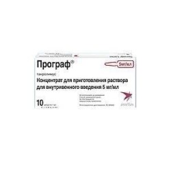 Програф, конц. д/р-ра для в/в введ. 5 мг/мл 1 мл №10 ампулы