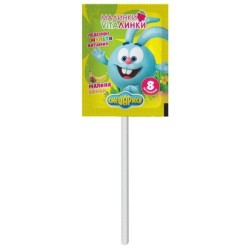 Леденцы Смешарики Малинки-Виталинки мультивитамин БАД (на палочке) 1 шт.
