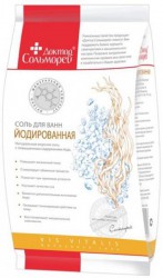 Соль для ванн Доктор сольморей йодированная 900 г