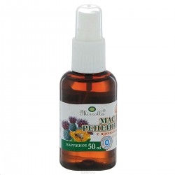 Масло репейное Mirrolla озонированное с прополисом спрей 50 мл