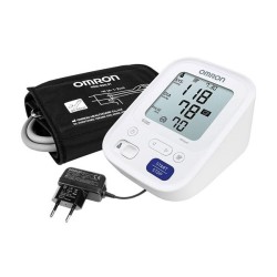 Тонометр автоматический Omron М3 Эксперт на плечо с адаптером c универсальной веерообразной манжетой нового поколения Easy Cuff (HEM-RML31-E) 22-42 см память до 100 измерений M3 Expert
