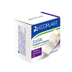 Пластырь медицинский фиксирующий, Ecoplast (Экопласт) р. 2.5смх5м Экосилк текстильный