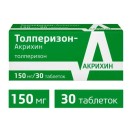 Толперизон-Акрихин, табл. п/о пленочной 150 мг №30