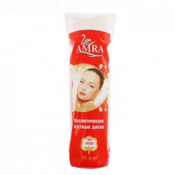 Ватные диски AMRA косметические круглые 100 шт.