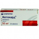 Метокард, табл. 50 мг №30
