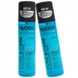 Спрей Syoss Пьюр энд кеа уход для комбинированных волос 200 мл