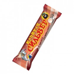 Батончик 50 г Капитан Сильвер кокос с кремом в шоколадной глазури