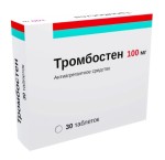 Тромбостен, таблетки кишечнорастворимые покрытые пленочной оболочкой 100 мг 30 шт