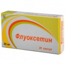 Флуоксетин, капс. 20 мг №20