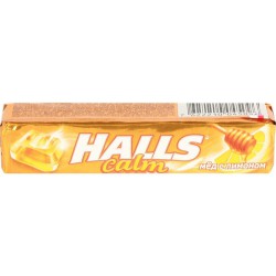 Леденцы 25 г Halls (9 леденцов) мед и лимон