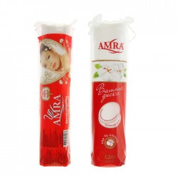 Ватные диски AMRA косметические 120 шт.