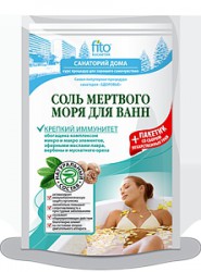 Соль для ванн Санаторий дома Мертвого моря крепкий иммунитет 530 мл