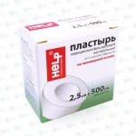 Пластырь медицинский фиксирующий, Help (Хелп) р. 2.5смх500см №1 на полимерной основе (катушка) картон. коробка