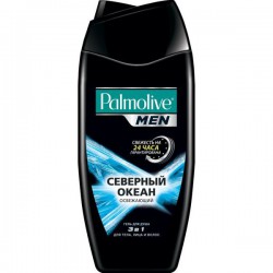 Гель для душа и шампунь для мужчин Palmolive 2 в 1 Ледяная арктика 250 мл
