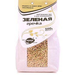 Зерно для проращивания 500 г гречки зеленой