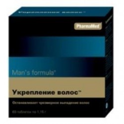 Мен'с формула укрепление волос 60 шт. табл. 1.15 г