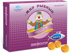 Рыбий жир с маслом шиповника 100 шт. капс. 300 мг